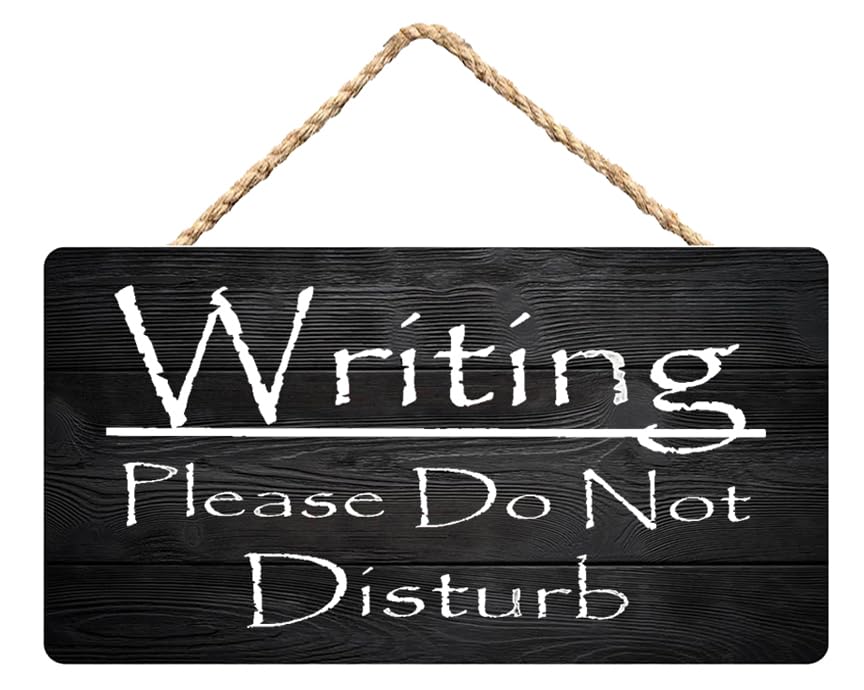 Wooden Hanging Sign Wall Art Decorations For Living Room - Writing Please Do Not Disturb - Vintage Family Wall Decor Signs For Kitchen Bedroom Dining