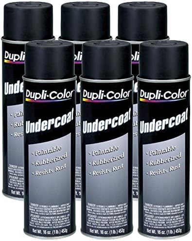 Dupli-Color UC101 Paintable Rubberized Undercoat (16 oz) - 6 Pack