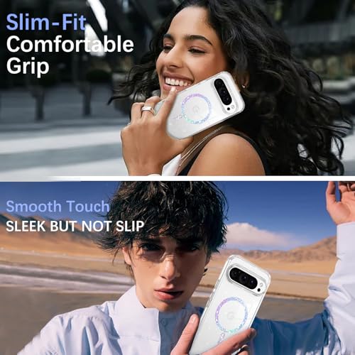 Coque pailletée Google Pixel 10 Pro XL pour femmes et filles - 6