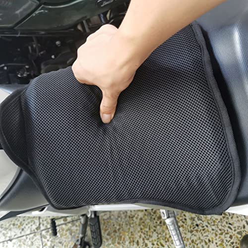 Cojín de gel antideslizante para moto que elimina el dolor en viajes largos 8