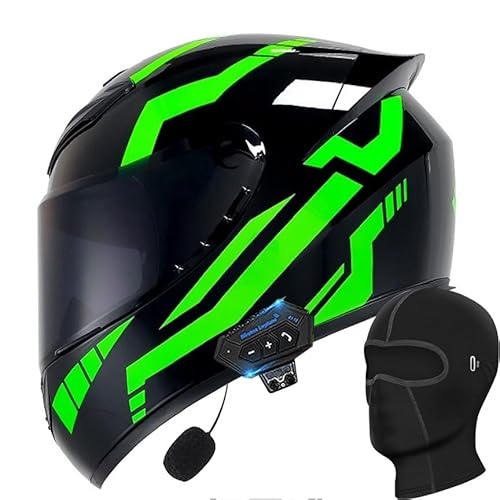 Bluetooth Full Face Motorcycle Helmet, DOT Approved