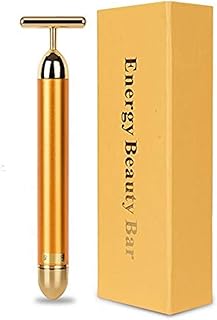 اداة تدليك وجه مطلية بذهب عيار 24 قيراط لشد وتخسيس الوجه ومكافحة علامات تقدم السن وتدليك الفوري متعدد الألوان