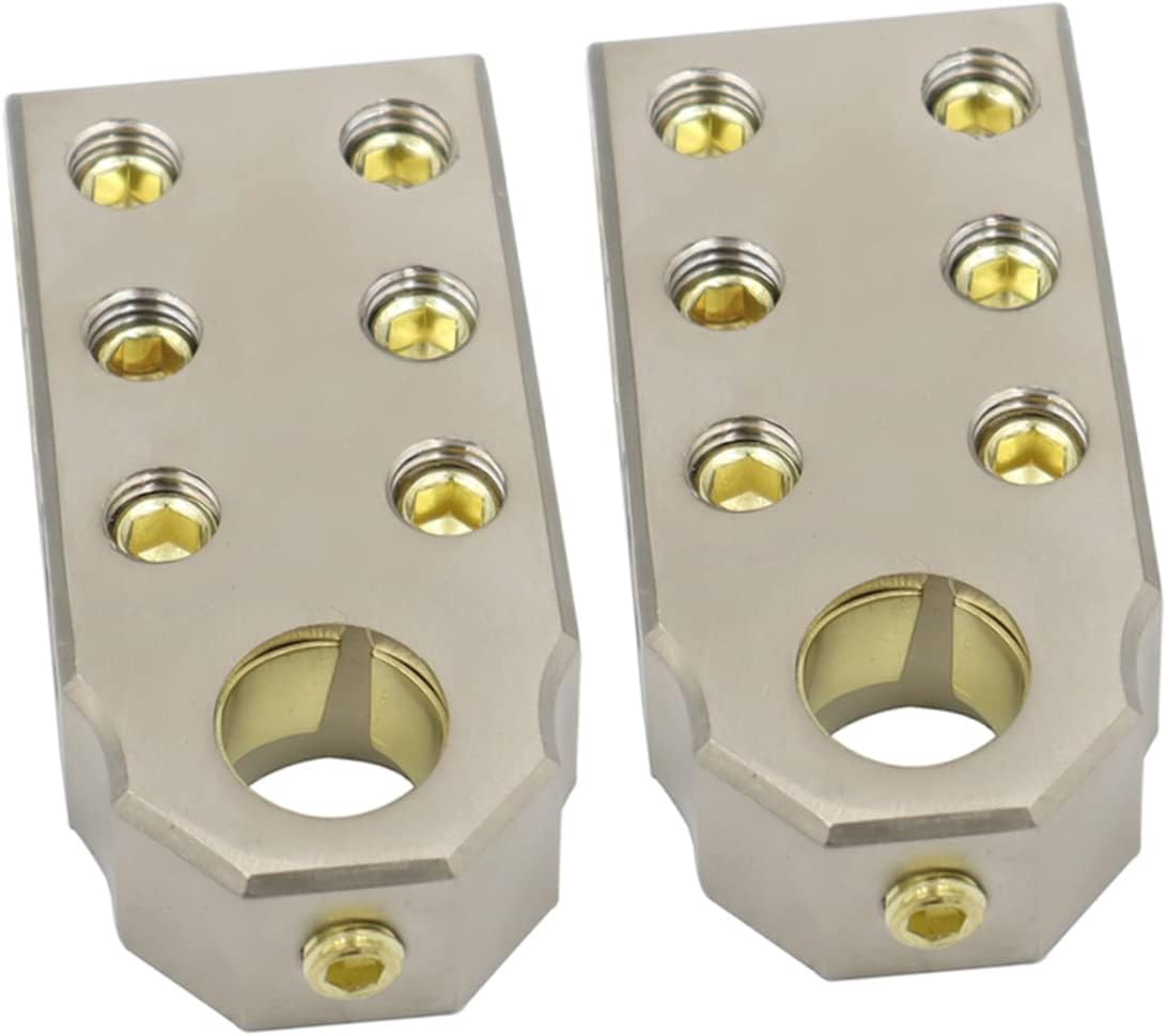 1pair Fixing Car Battery Terminal Clamp Sae Battery Cable Clamps Awg Cable Fitment Awg Specifications for Excellent Craftsmanship