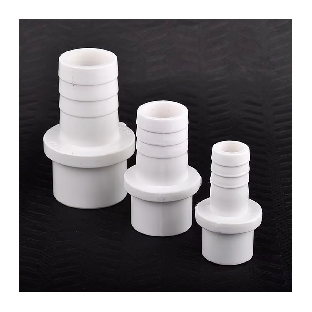 Conector Pagoda de PVC (20 Unidades), Color Blanco, Adaptador for Manguera de riego de jardín de 20/25/32 mm.(20pcsx32mmx16mm)