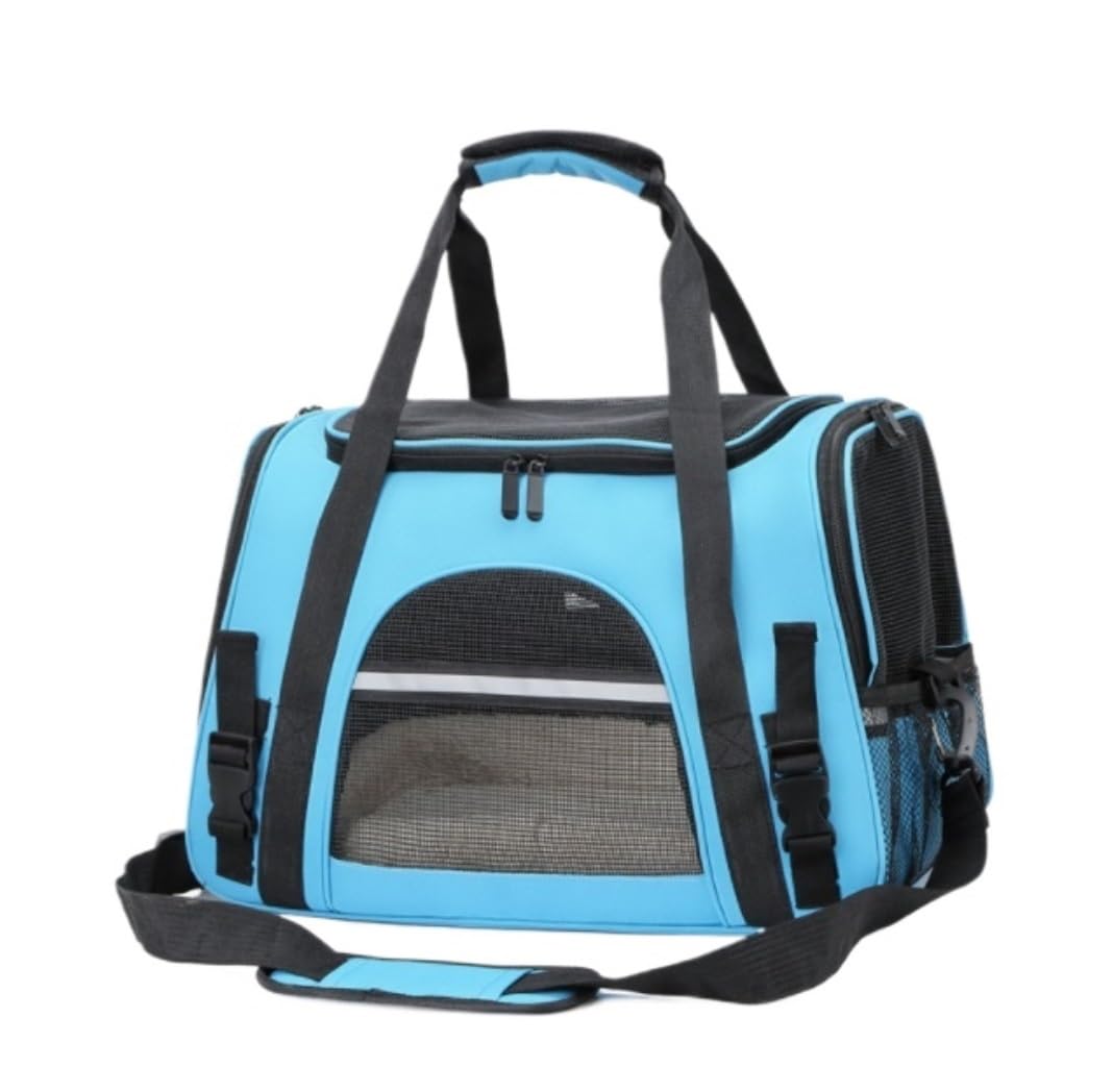 Transportin Gato Bolsa para Mascotas, Bolsa para Gatos, Bolsa para Perros, Mochila Plegable, Bolsa Transportadora para Gatos, Mochila con Soporte para Gatos, Mochila para Perros Pequeños Trasportines