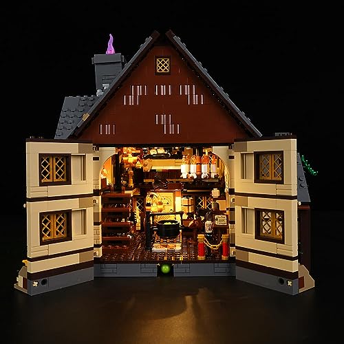 Kyglaring LED Lighting Kit Compatible with Lego Ideas Hocus Pocus: The Sanderson Sisters' Cottage 21341 Building Blocks - Image 4