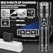 Rechargeable Flashlights 10000 High Lumens, Long Range 5000ft, Super Bright LED Flashlight USB C, High Powerd Multi-functional Heavy Duty Strong Flash Light High Beam, For Emergency Home Camping