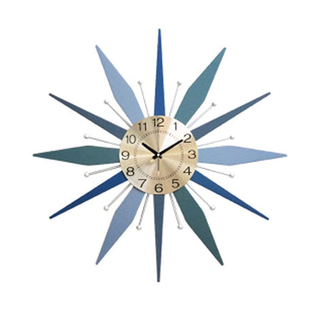 Horloge de salon quartz muette grand format design minimaliste moderne 3D art