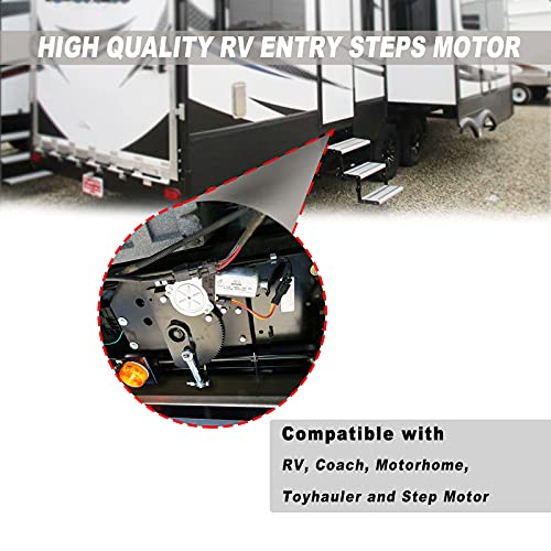 RV Entry Step Motor 300-1406 Compatible with Kwikee Lippert RV Steps Motorhome Coach Toyhauler, LCI Frigette Stromberg Carlson, Replaces 301695 369506 1820124 SP-163669 SP-1636669 RV Step Motor by LEABON - Used condition - Image 3