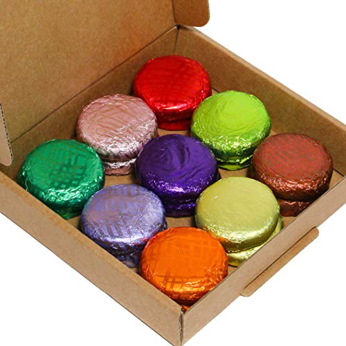 Luxury Vegan Chocolate Creams | 18 Fondant Dark Chocolates, 9 Flavour Assortment | Perfect Vegan Gift - 5