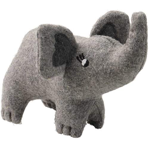 HUNTER Eiby Elephant Dog Toy, Grey, 19 cm, Polyester grey