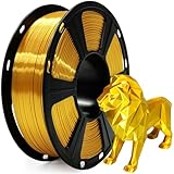 GIANTARM Filamento de seda PLA de 1,75 mm, filamento para impresora 3D, bobina PLA de 1 kg, tolerancia de diámetro de +/-0,03 mm, oro de seda