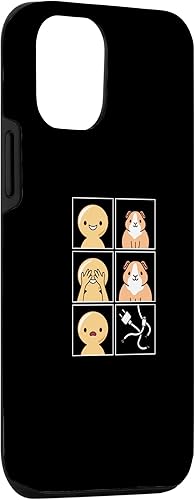 Miniatura 6 de iPhone 12 mini Guinea Pig Cable Eaten Design for Guinea Pig Owner Case