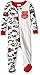 The Children's Place Baby Stretchie Pajamas, Grandpa Hero/Simply White, 4T