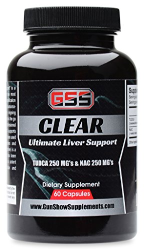 Clear Liver Support: Best Price! NO Filler! TUDCA & NAC N-Acetyl Cysteine(60 Capsules)