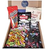 Liquorice - Gift Set Hamper Box | Liquorice Allsorts, Torpedoes, Pontefract Cakes, Jelly Spogs, Soft Black, Flyers | Licorice Sweets | Pick and Mix Sweets for all occasions