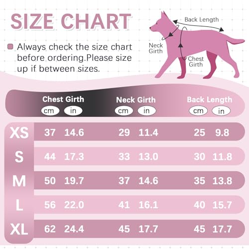 Hundepullover XL, Hundejacke Fleece Hundemantel für Mittlere Hunde, Onesie Hundeoverall Mit Beinen, Hunter Anzug (Rosa, XL)