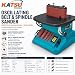 KATSU Tools Oscillating Belt and Spindle Sander 500W – Bench Sanding Machine with 410×430mm Table, 0-45° Tilting, Dust Extraction Port, 5 Sanding Sleeves Included, Model 100205