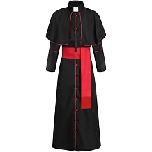 Mens Tunic Costume Halloween Medieval Monk Priest Renaissance Cosplay