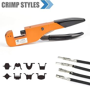 YJQ W5 M22520 5 01 Open Frame Die Crimper Crimp Connector Type Coaxial Contact crimping all kinds of ferrules coaxial contacts Terminal coalitions and wire terminal blocks By JRready