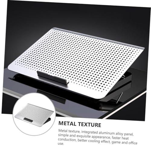 Soporte para portátil con ventilador silencioso ajustable miniatura 4