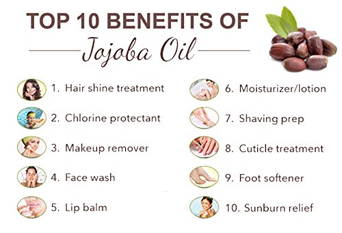 Image of KAZIMA Jojoba Cold Pressed Carrier Oil - 100% Pure Natural Unrefined - Exceptional Moisturizer for Face, Skin, Hair & Nails - Perfect for Sensitive & Dry Skin - Enriched in Fatty Acids, Vitamins C and E (500ML)