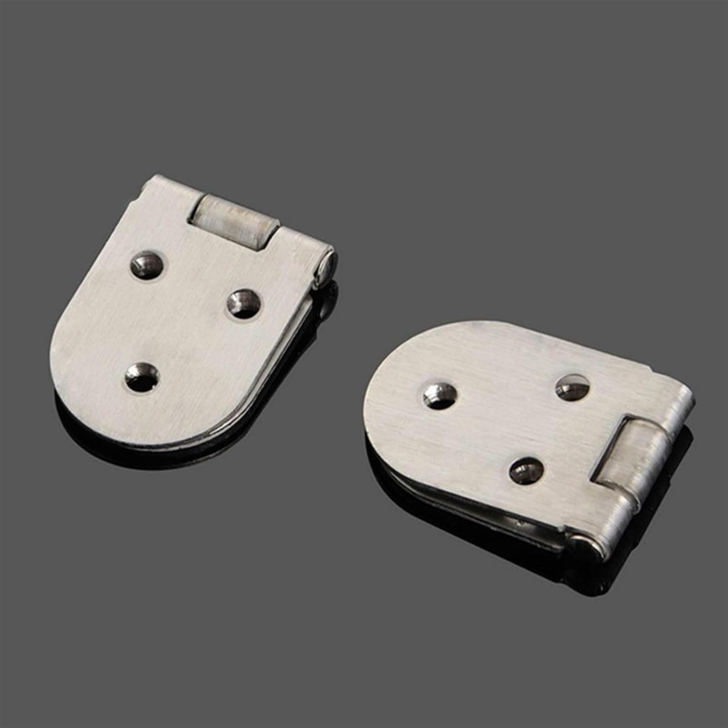 2pcs 180 Degree Plane Folding Table Hinge, Cabinet Door Hinges, Flat Furniture Fittings