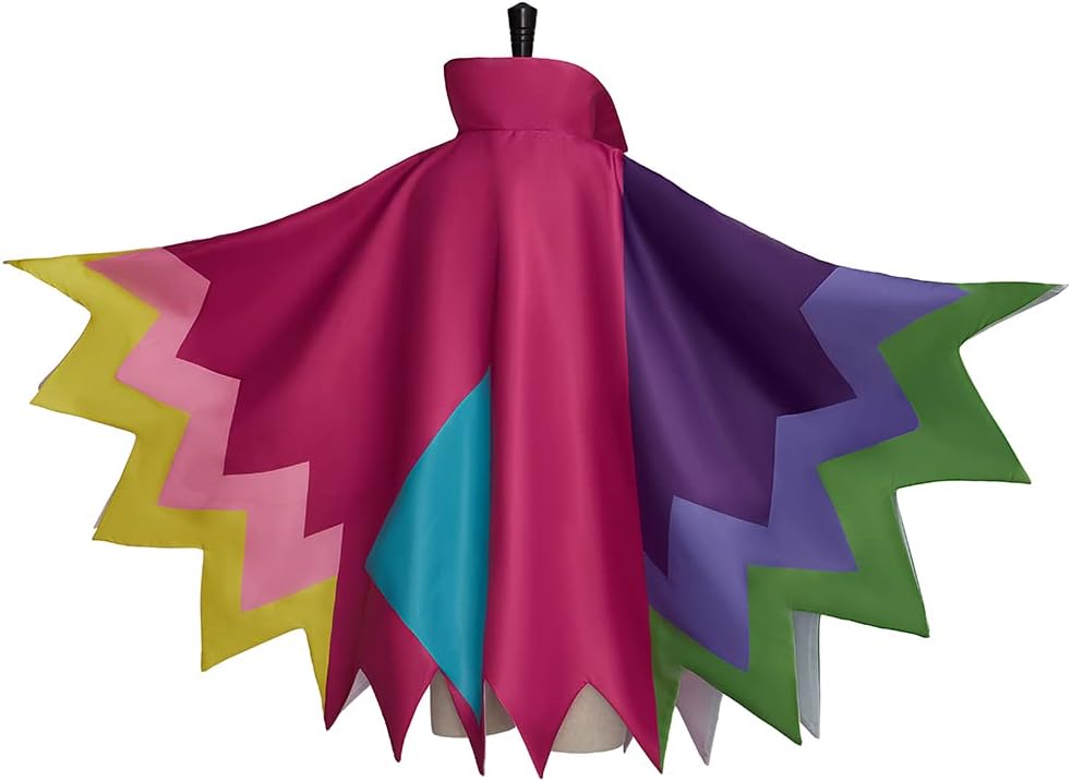 Willyacos Spamton Deltarune Cosplay Costume Cape Spamton Neo Cosplay Colorful Stand Unisex Collar Cape Cloak Outfit