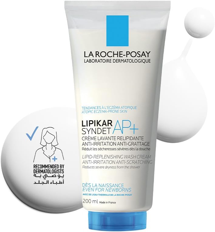 – Lipikar Syndet AP+ Body Wash for Eczema Prone Skin 200ml