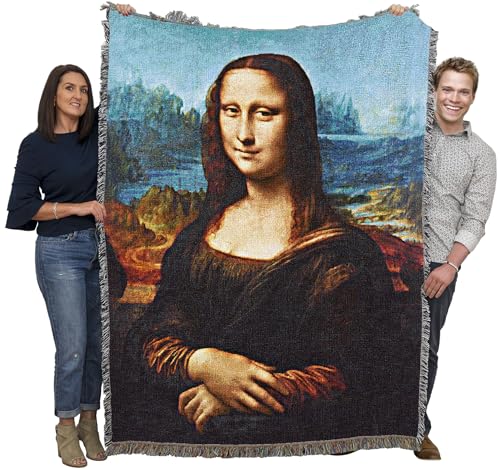 Mona Lisa Woven Throw Blanket