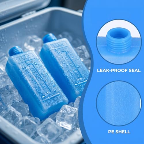 Packs de hielo reutilizables Kisangel 4 piezas miniatura 3