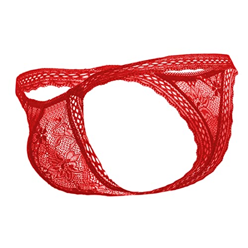 Image of Royal Fashion Plus Size Thong Mens Lingerie (Red RIOE-ML-07342P-XXL-RD)