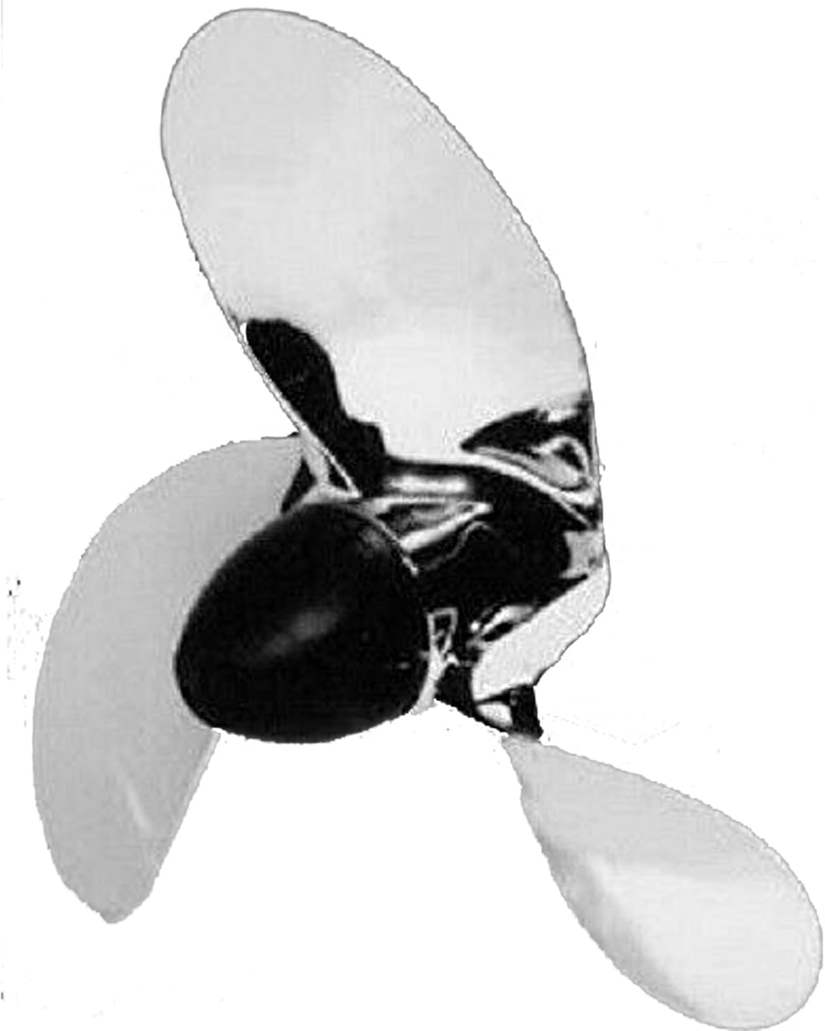 ThraKi Trailer Hitch Propeller Chrome 3 Blade Marine Style