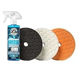 Chemical Guys BUFX703 Hex-Logic Quantum Buffing Pad Sampler Kit, 16 fl. oz (4 Items) (6.5 Inch Fits 6 Inch Backing Plate)