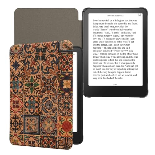 kwmobile Cork Case Compatible with Amazon Kindle Paperwhite (2024)/Colorsoft -