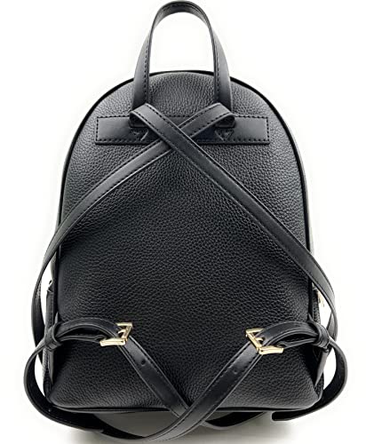 Michael Kors 35T1G4Ab2L Black With Gold Hardware Adina Medium Pebbled Leather Backpack #TOP4