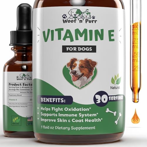 Vitamin E Oil Supplement for Dogs