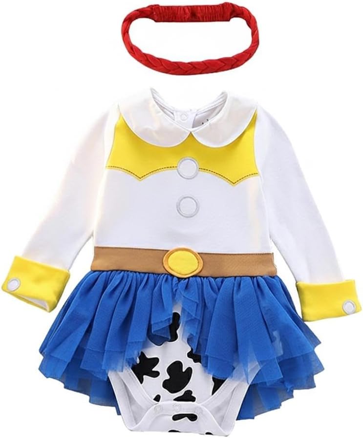 Lito Angels Infant Baby Girls Princess Fancy Dress Up Costume Onesie Bodysuit Romper Halloween Birthday Outfit with Headband