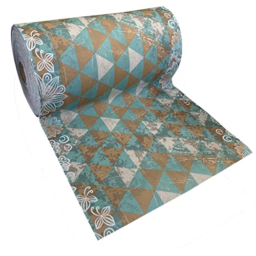 Exma Alfombra moqueta Antideslizante por Metros para Cocina y Pasillo - Cool Geométrica 7080014 Cover