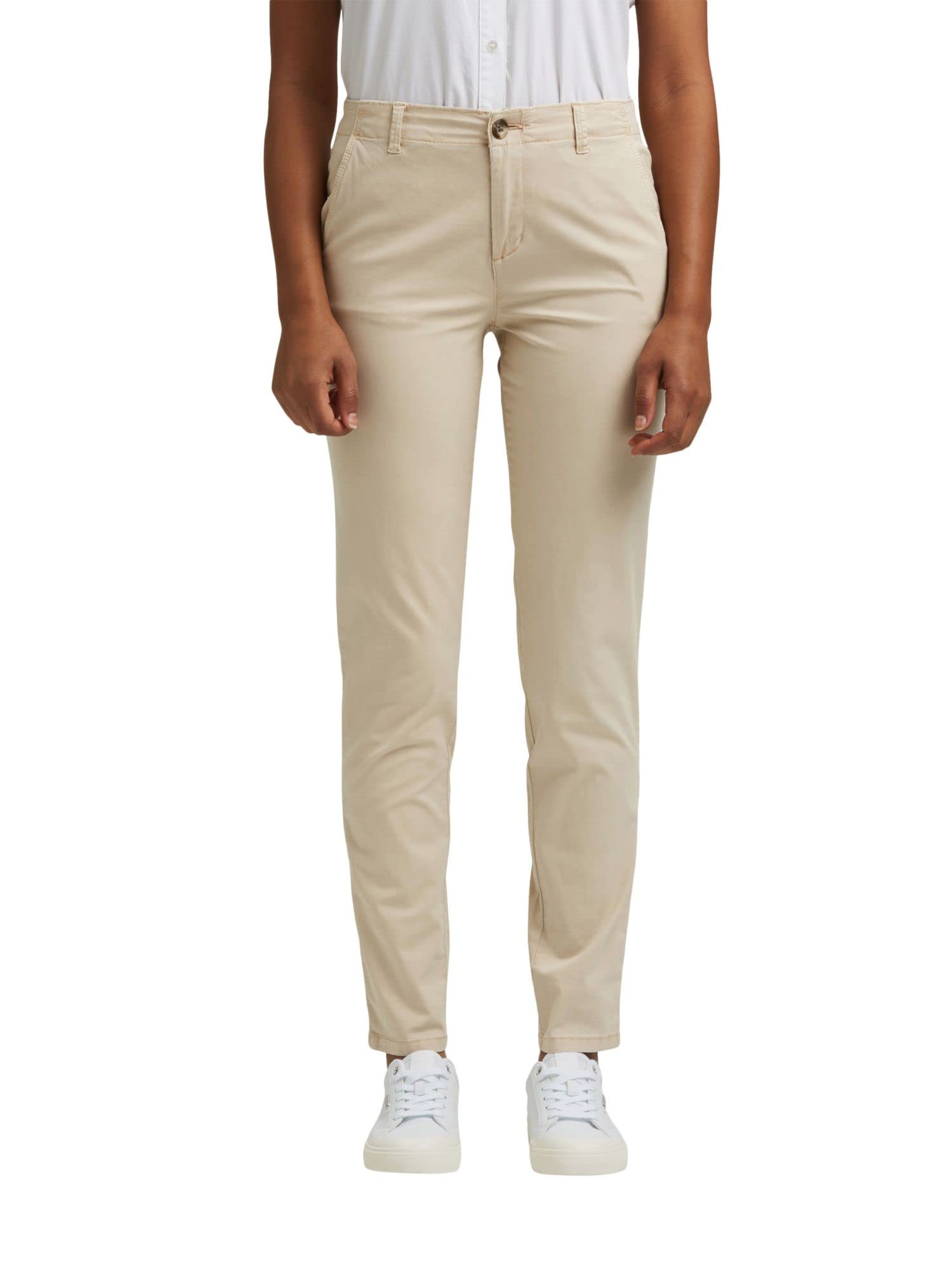 ESPRIT Women's 024ee1b361 Pants, 270/Beige, 38W x 30L