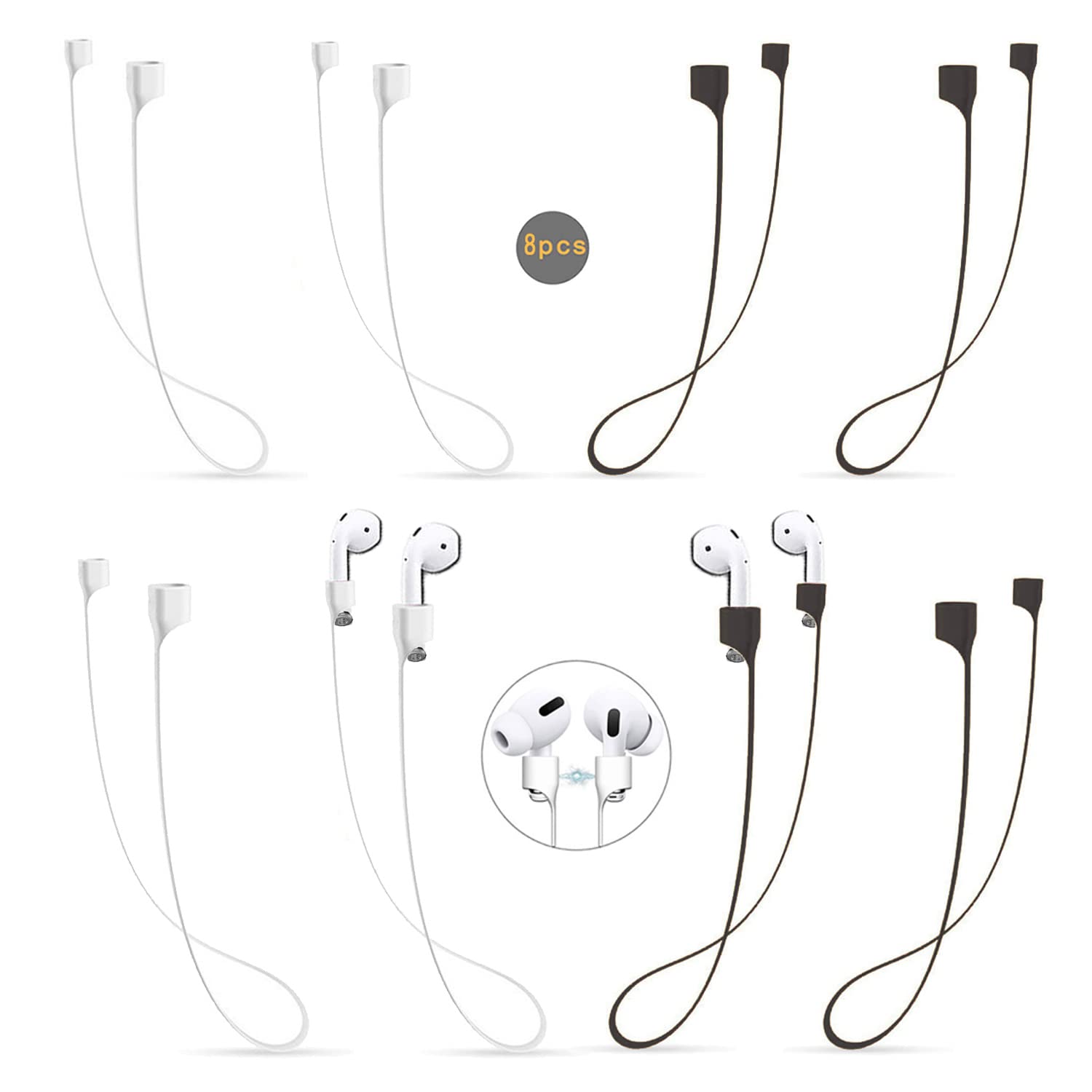 Amazon.com: QYTOJQX Airpods Strap Magnetic Cord Anti-Lost Leash