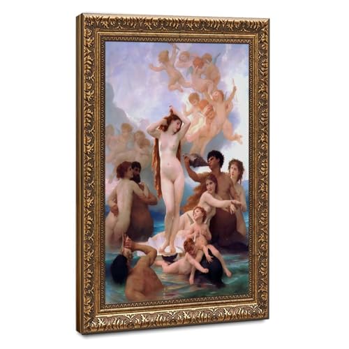 Impression sur toile Bouguereau Vénus pour sublimer la décoration d'un bureau élégant