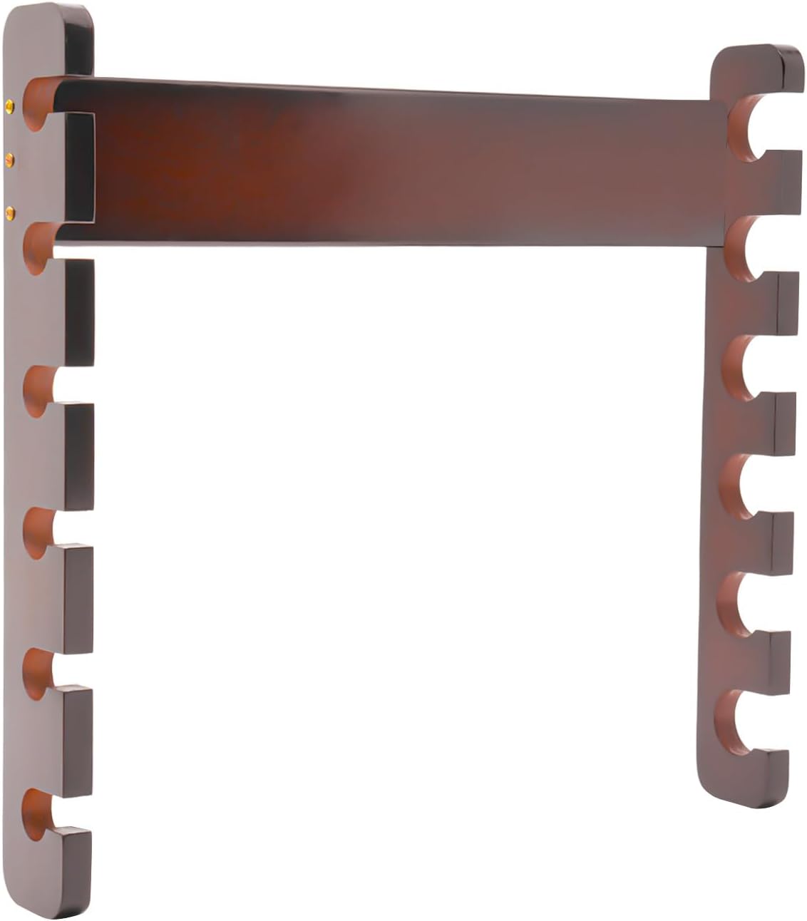 Wall Mounted 6 Sticks Pool Cue Rack Horizontal Storage Stand Billiard Cue Holder