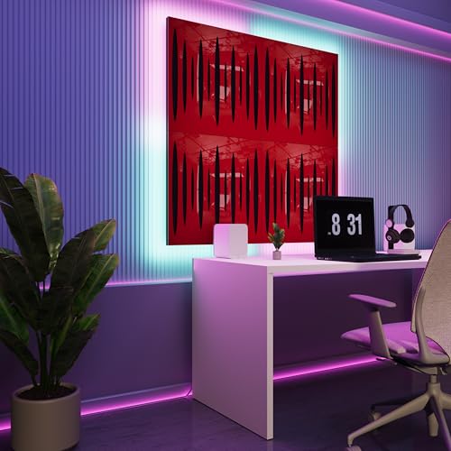 RGB LED�X�g���b�v�t���z���E�H�[���p�l�� | �o�b�N���C�g�����̋z���t�H�[���p�l�� | �X�^�W�I�E�Q�[�~���O�E�|�b�h�L���X�g�����G�R�[�ጸ���A���r�G���g�Ɩ� | �^�C�v: [4x PULSAR ? ���ԂȂ��ݒu | ���b�h�O���X�v���X�`�b�N]