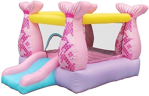 Inflatable Bouncy Castle With Slide And Trampoline 280x215x195cm