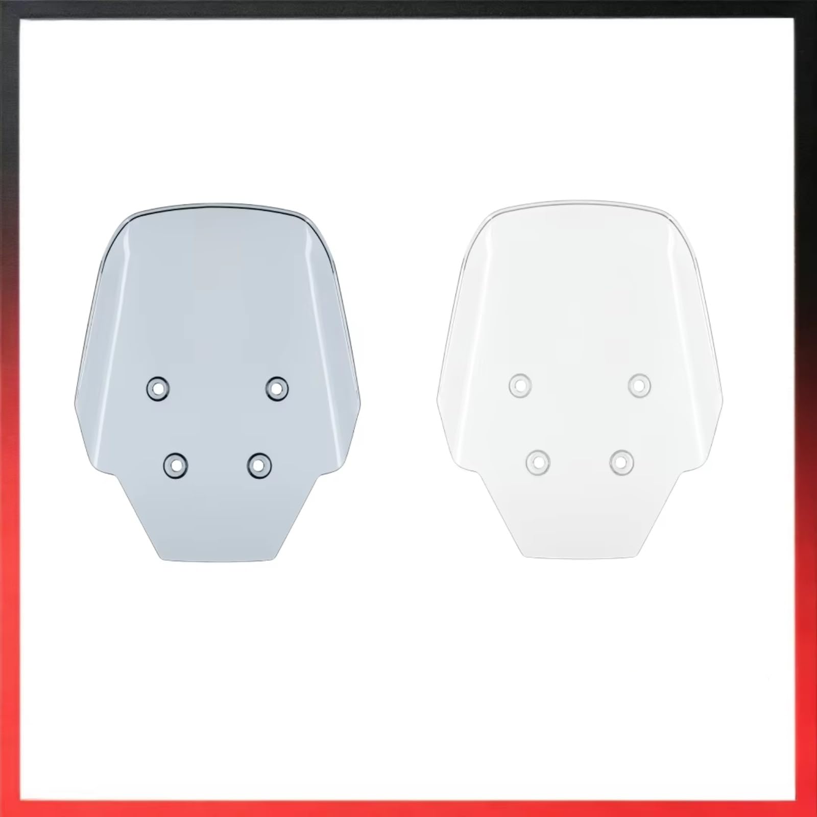 Parabrisas De Motocicleta para para KLE500 2026 Parabrisas de Motocicleta | Motor Aire Deflector de viento Pantalla Visera Parabrisas Parabrisas(Clear)
