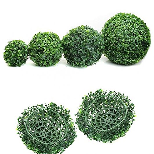 KaariFirefly, pianta artificiale a forma di sfera, decorazione tipo bosso in arte topiaria, per casa, esterni, feste, matrimoni , 30 cm