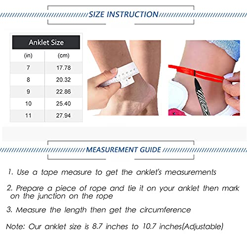 Personalized Name Ankle Bracelet For Women Custom Layered Name Anklet With Initials 18K Gold Plated Graduation Gift Customized Anklets For Women Girls 8.7”-10.7” #TOP5