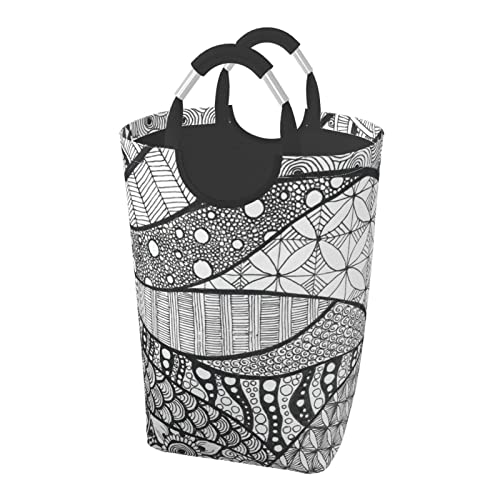 ランドリーバスケット 和風 日本柄 民族調 総柄 ランドリーバッグ 自立式 おもちゃ収納 汚れた服パック ランドリーかご 洗濯物入れ 四角い 脱衣かご 洗濯かご 衣類収納 ランドリー収納 折りたたみ 衣類収納 取っ手付き 洗濯物用かご 大容量50l 布製雑