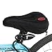 Kany Sella per Bicicletta Gel Cover, Bicicletta Confortevole Cuscino Sedile Cover Extra Comfort Gel Pad Cuscino, Adatto per sedili e Mountain Bike Strada Bike Selle Nero